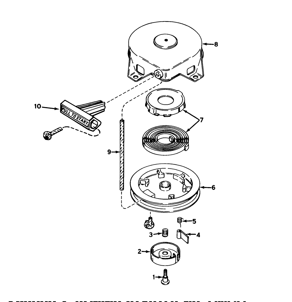 Shroud & Rewind Starter No. 590537 (Engine Model Ah520 Type 1603a) Diagram and Parts List for 38235 2000001 - 2999999 Toro Snow Blower