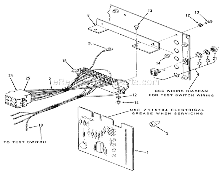 Electrical System-257-H Diagram and Parts List for 22-17KE02 1989 Toro Lawn Tractor