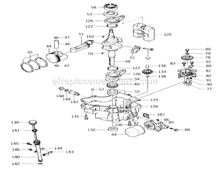Page W Diagram and Parts List for 22-17KE02 1989 Toro Lawn Tractor