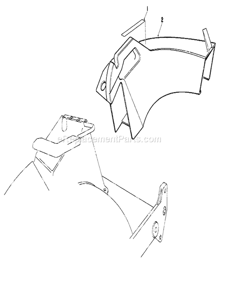 Page M Diagram and Parts List for 22036 0000001-0999999 - 1990 Toro Lawn Mower