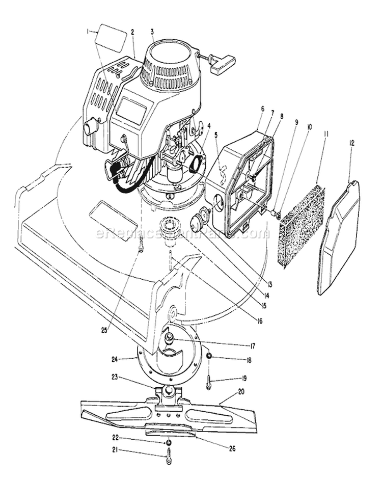 Page C Diagram and Parts List for 22037B 49000001-49999999 - 1994 Toro Lawn Mower