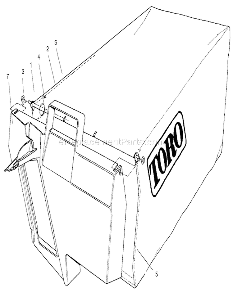 Page O Diagram and Parts List for 22038 220000001-220999999 - 2002 Toro Lawn Mower
