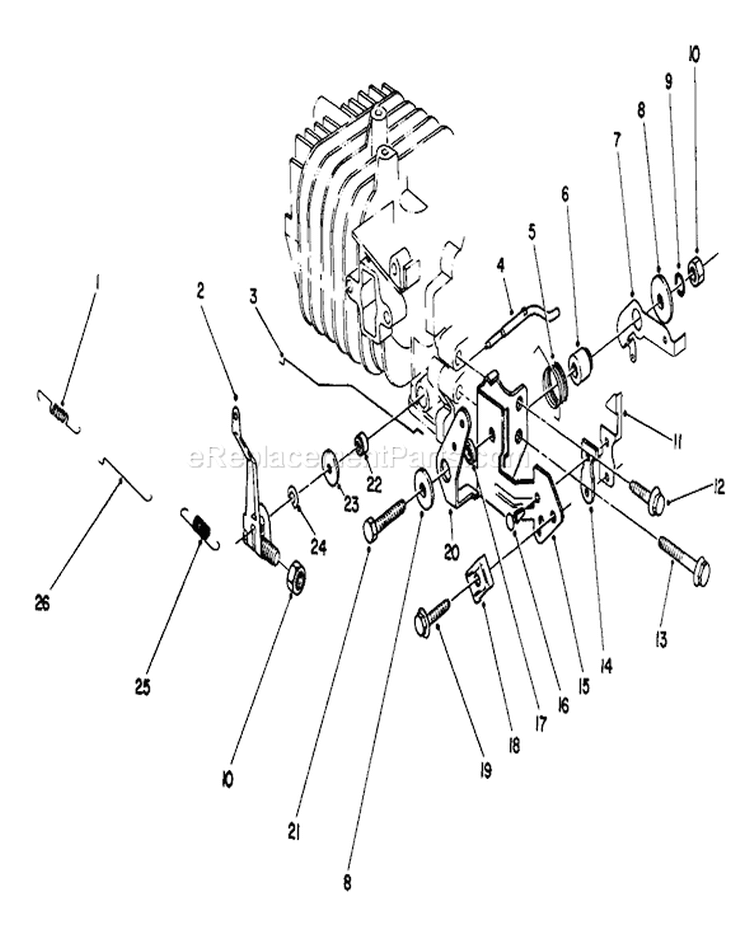 Page G Diagram and Parts List for 22040 1000001-1999999 - 1991 Toro Lawn Mower