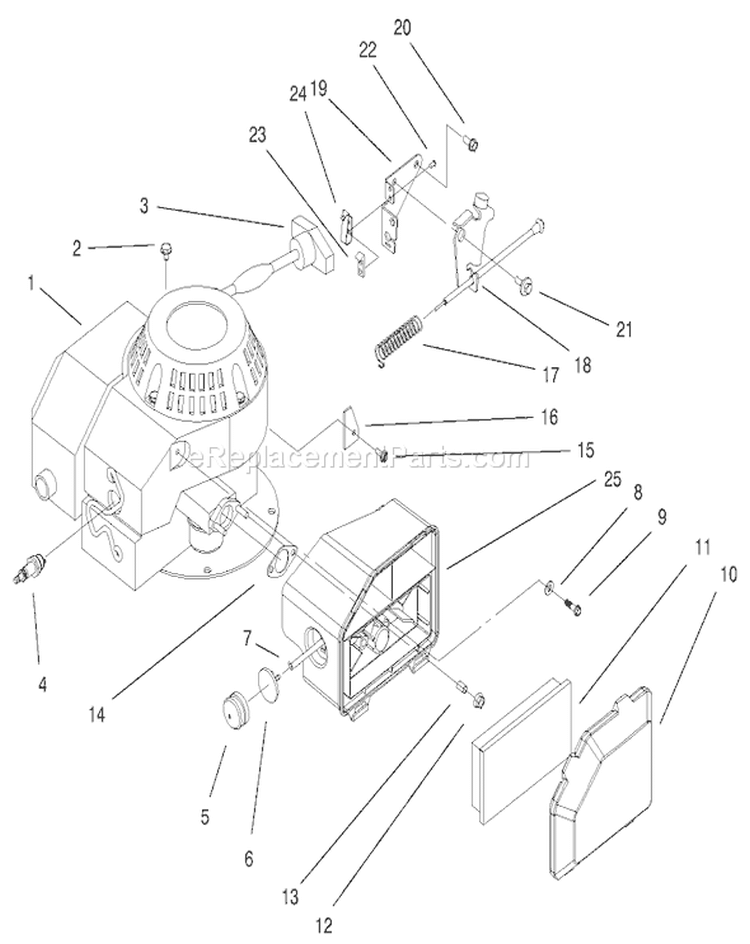 Page C Diagram and Parts List for 22040 200000001-200999999 - 2000 Toro Lawn Mower