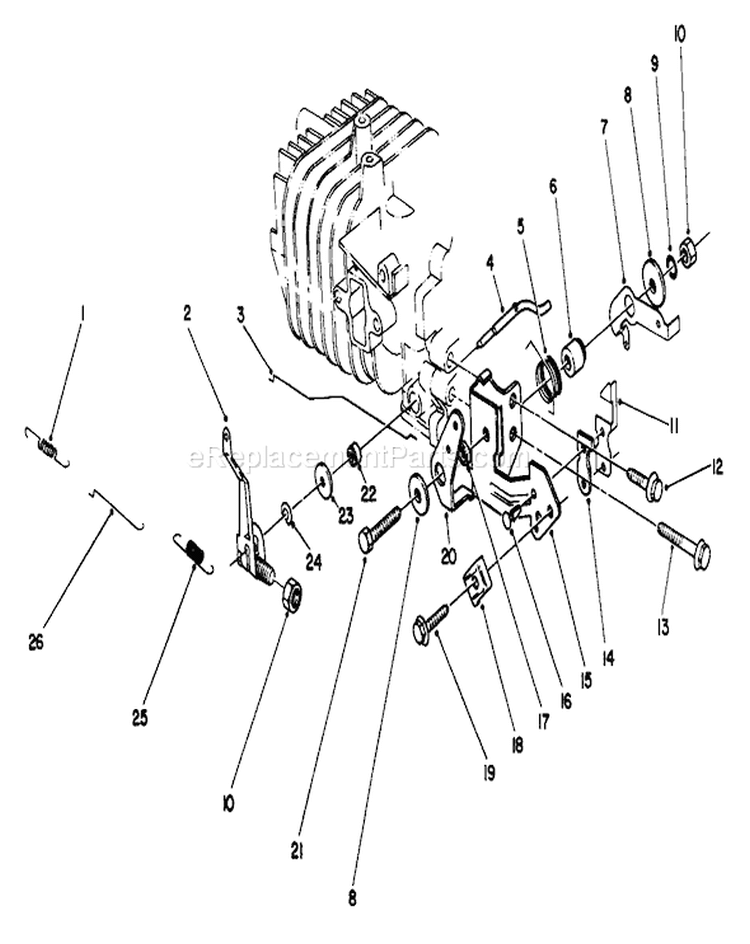 Page G Diagram and Parts List for 22040 2000001-2999999 - 1992 Toro Lawn Mower