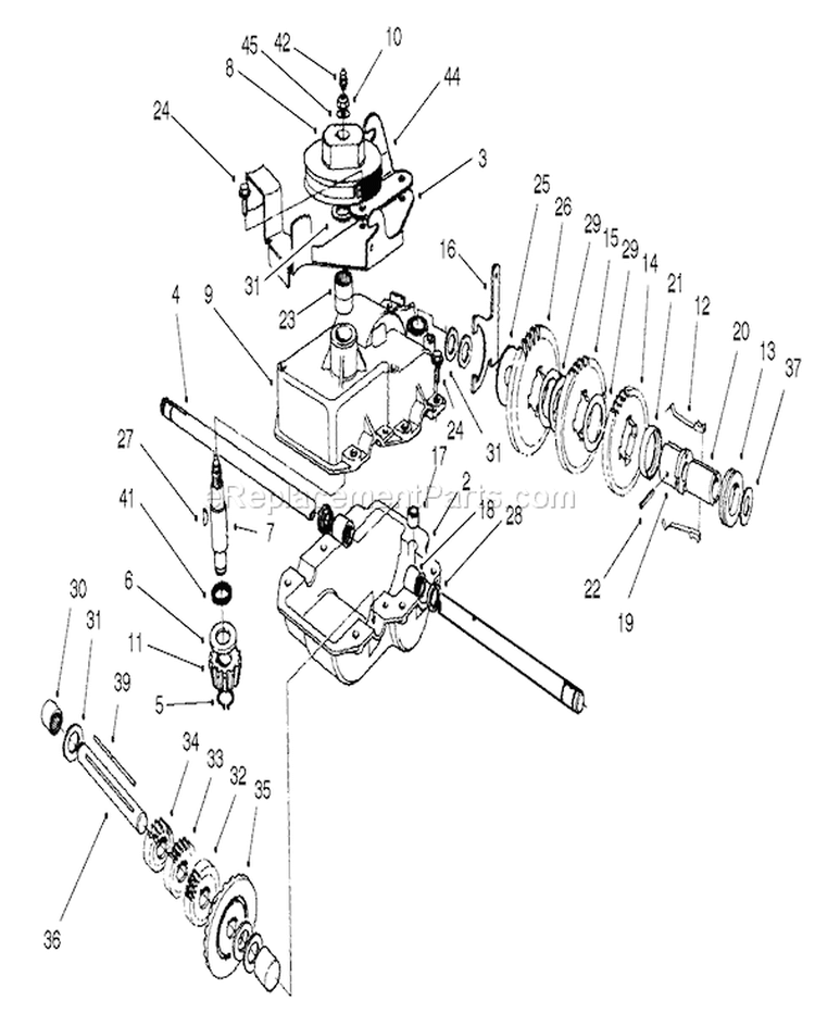 Page G Diagram and Parts List for 22040 220000001-220999999 - 2002 Toro Lawn Mower