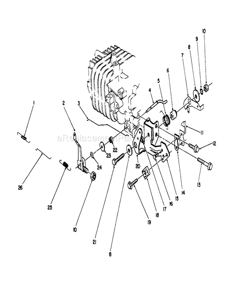 Page G Diagram and Parts List for 22040 3900001-3999999 - 1993 Toro Lawn Mower