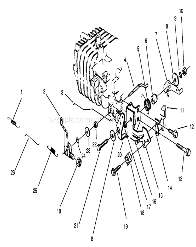 Page G Diagram and Parts List for 22040 5900001-5999999 - 1995 Toro Lawn Mower
