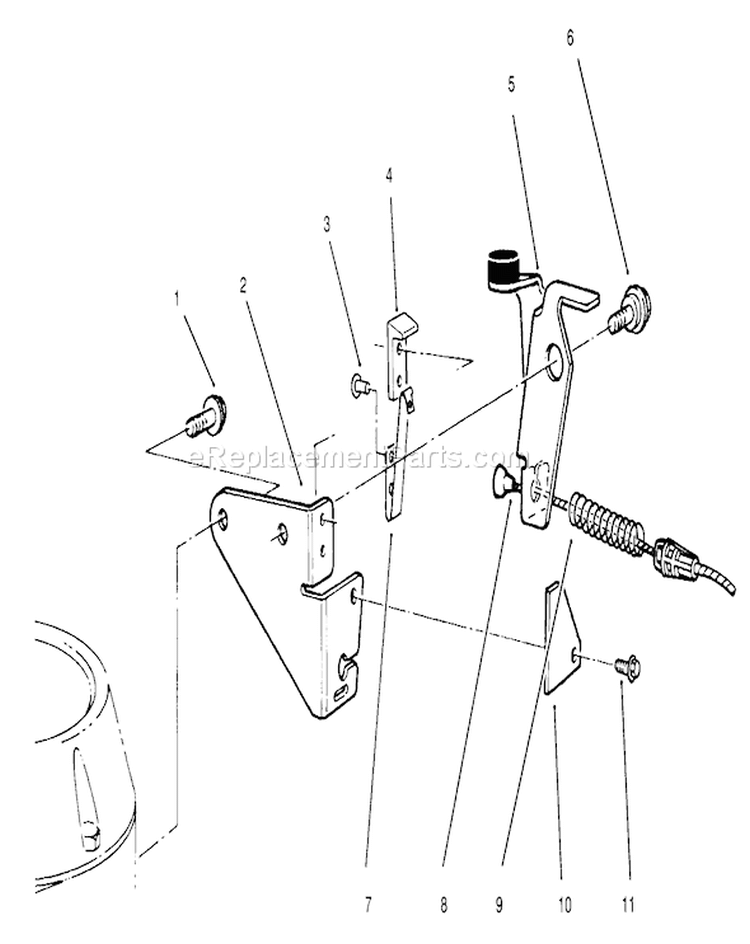 Page A Diagram and Parts List for 22040 6900001-6999999 - 1996 Toro Lawn Mower