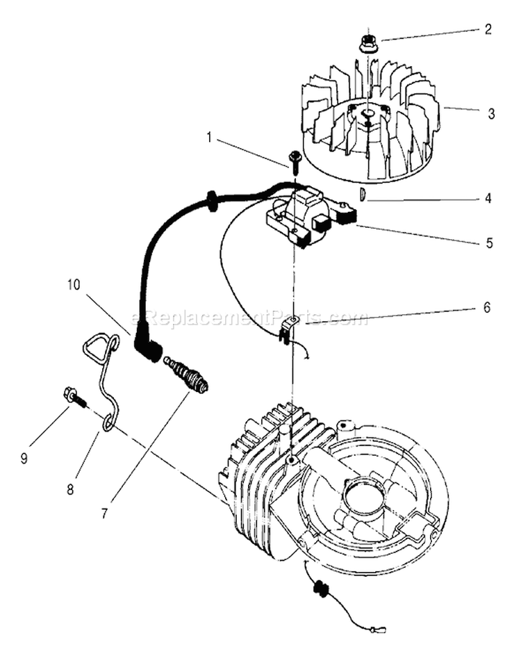 Page K Diagram and Parts List for 22040 7900001-7999999 - 1997 Toro Lawn Mower