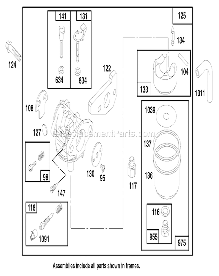 Page D Diagram and Parts List for 22140 790000001-799999999 - 1997 Toro Lawn Mower