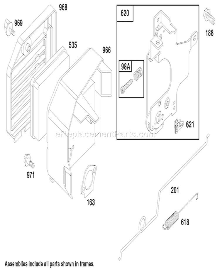 Page E Diagram and Parts List for 22141 790000001-799999999 - 1997 Toro Lawn Mower