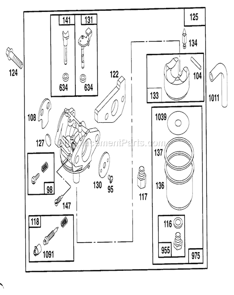 Page D Diagram and Parts List for 22145 5900001-5999999 - 1995 Toro Lawn Mower