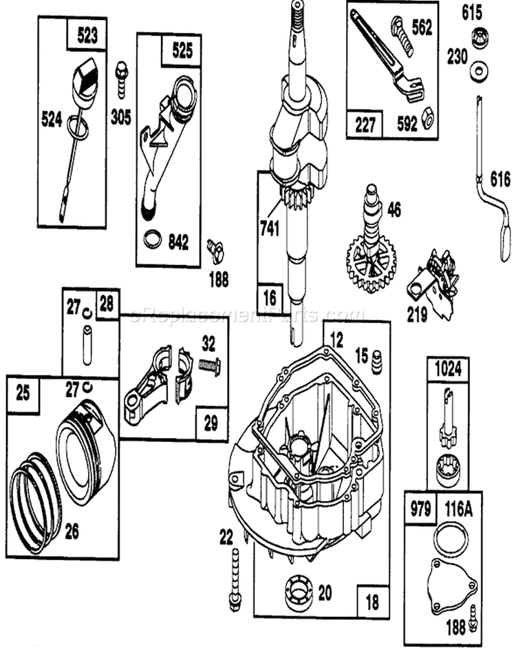Page D Diagram and Parts List for 22151 3900001-3900855 - 1993 Toro Lawn Mower