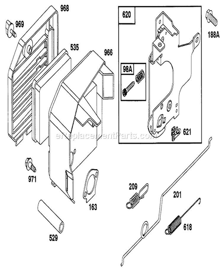 Page F Diagram and Parts List for 22151 3900856-3999999 - 1993 Toro Lawn Mower