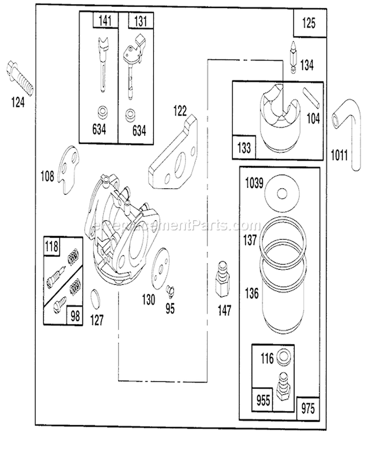Page E Diagram and Parts List for 22153BC 5900001-5999999 - 1995 Toro Lawn Mower
