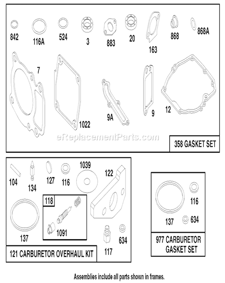 Page J Diagram and Parts List for 22154 7900001-7999999 - 1997 Toro Lawn Mower