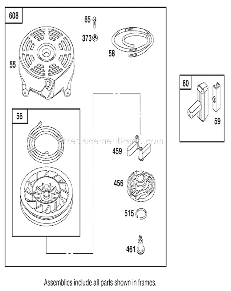 Page I Diagram and Parts List for 22157 8900001-8999999 - 1998 Toro Lawn Mower
