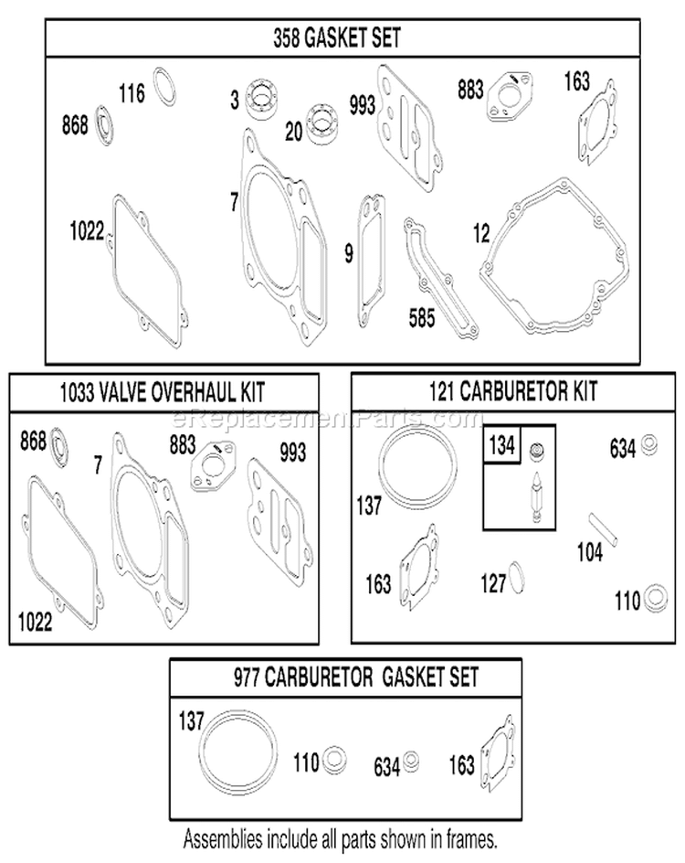 Page K Diagram and Parts List for 22158 200000001-200999999 - 2000 Toro Lawn Mower