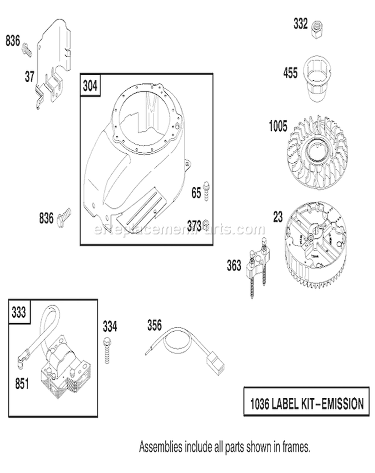 Page I Diagram and Parts List for 22158 200000001-200999999 - 2000 Toro Lawn Mower