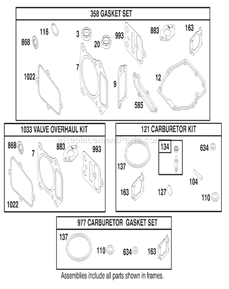 Page J Diagram and Parts List for 22160 8900001-8999999 - 1998 Toro Lawn Mower