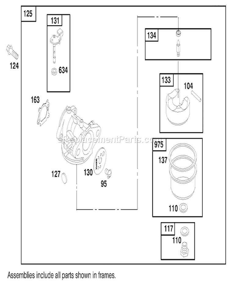 Page E Diagram and Parts List for 22160 8900001-8999999 - 1998 Toro Lawn Mower