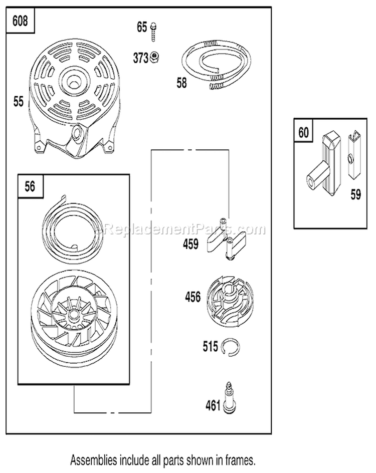 Page I Diagram and Parts List for 22161 210000001-210999999 - 2001 Toro Lawn Mower