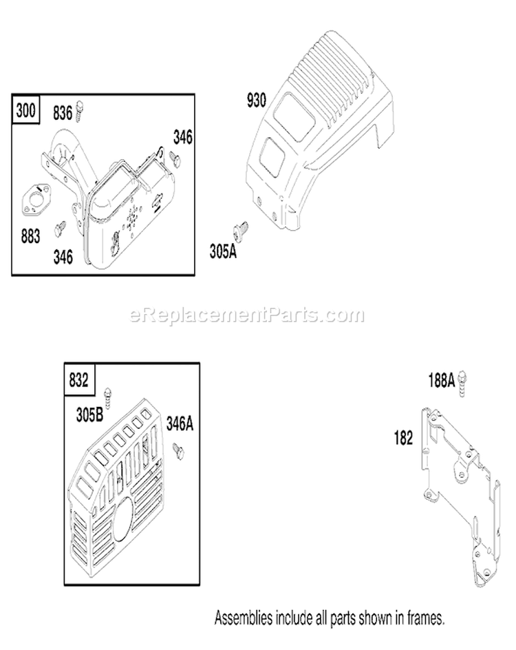 Page H Diagram and Parts List for 22161 8900001-8999999 - 1998 Toro Lawn Mower