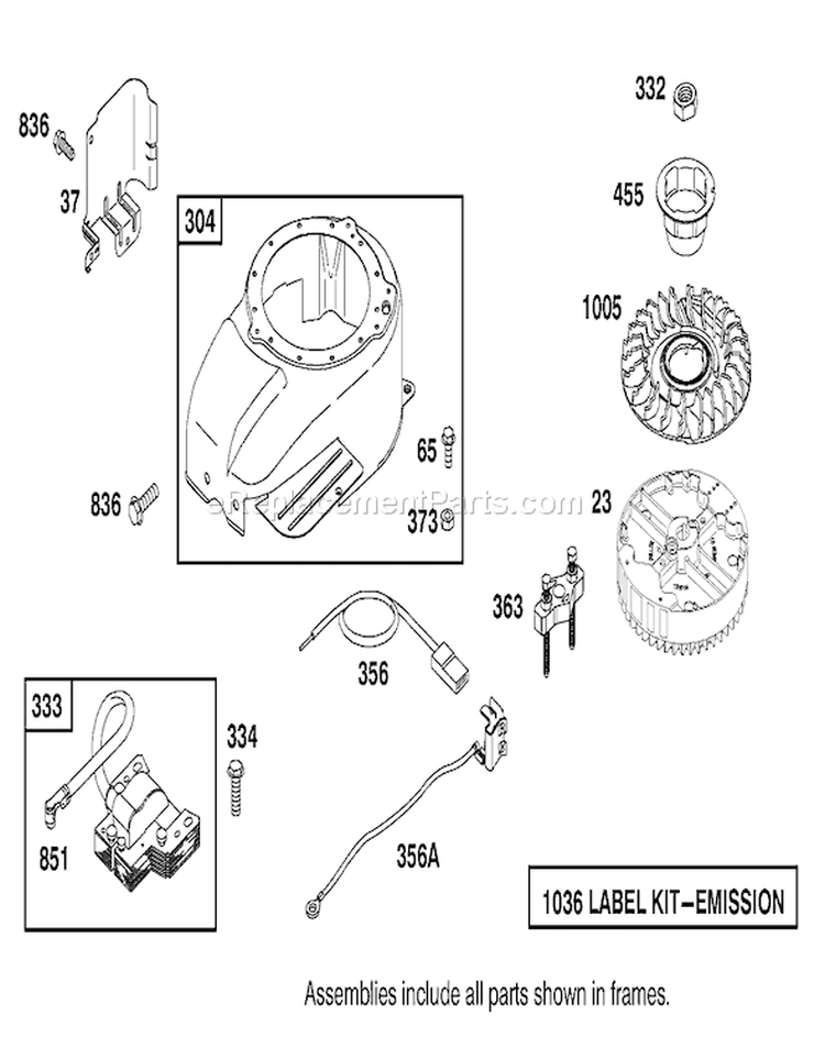 Page H Diagram and Parts List for 22162 200000001-200999999 - 2000 Toro Lawn Mower