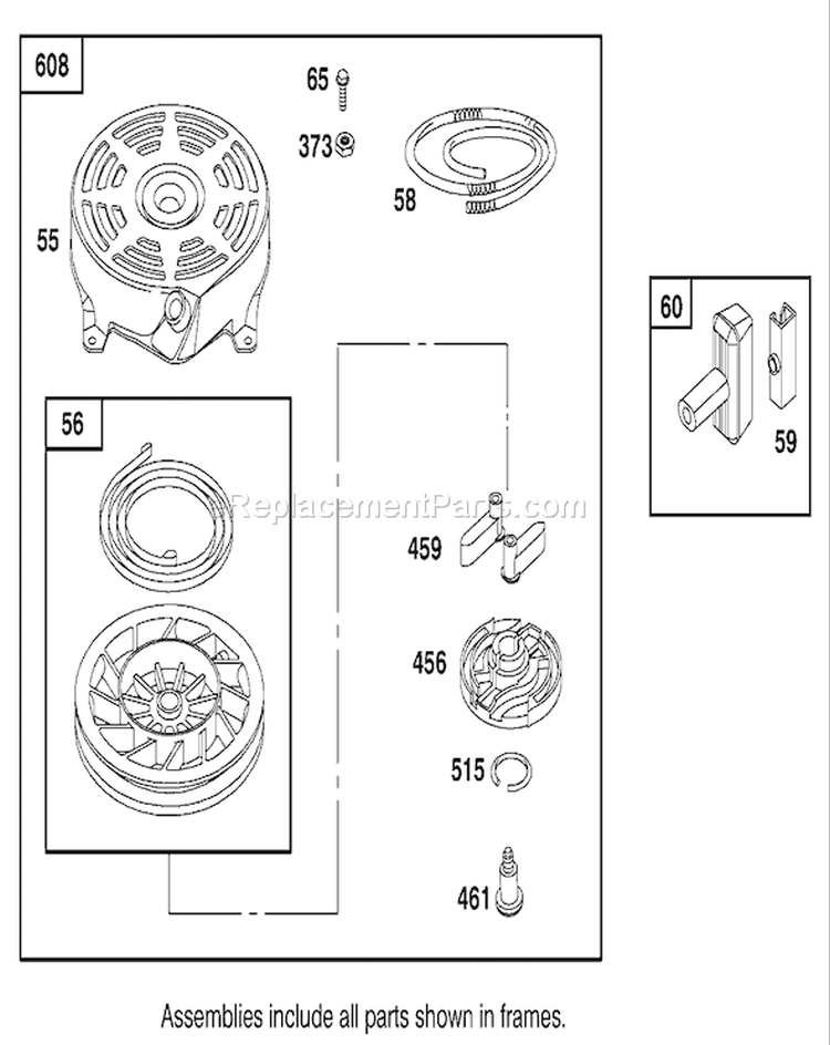 Page I Diagram and Parts List for 22162 200000001-200999999 - 2000 Toro Lawn Mower