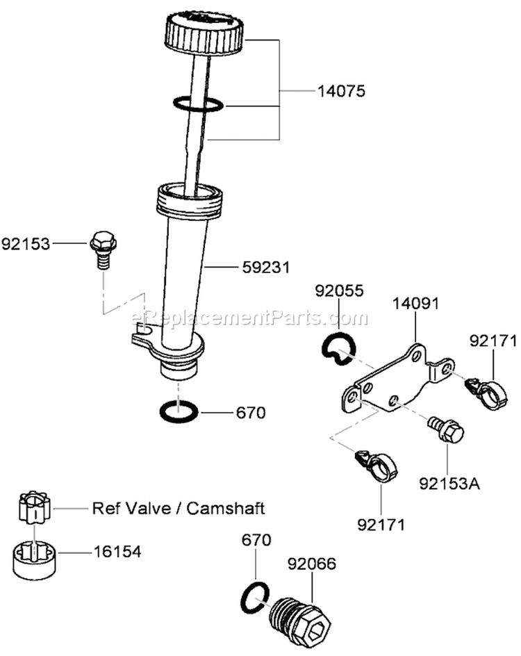 Lubrication Equipment Assembly Diagram and Parts List for 22164TE 290000001-290999999 - 2009 Toro Lawn Mower