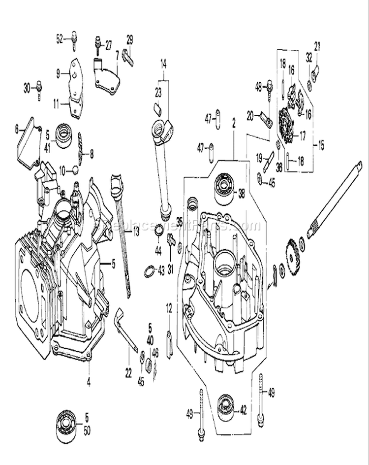 Cylinder Barrel Assembly Diagram and Parts List for 22166 230000001-230999999 - 2003 Toro Lawn Mower