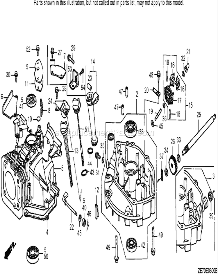 Cylinder Barrel Assembly Diagram and Parts List for 22168 240000001-240999999 - 2004 Toro Lawn Mower