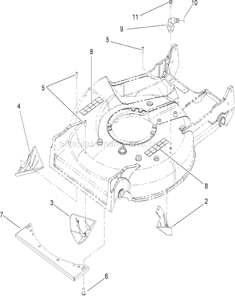 Page L Diagram and Parts List for 22176TE 280000001-280999999 - 2008 Toro Lawn Mower