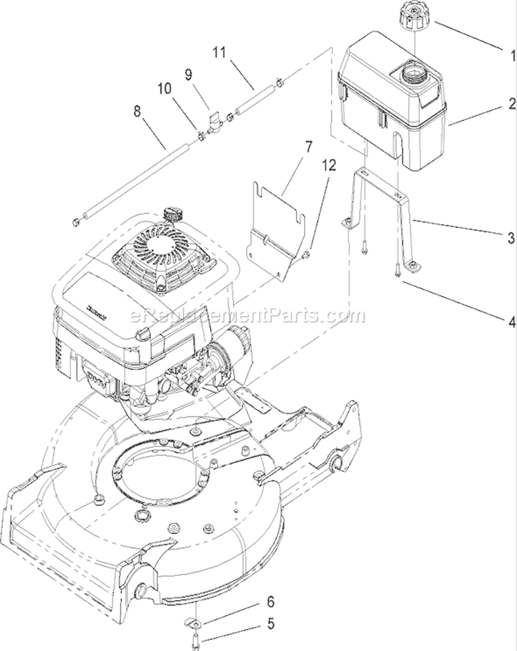 Page J Diagram and Parts List for 22177TE 240000001-240999999 - 2004 Toro Lawn Mower