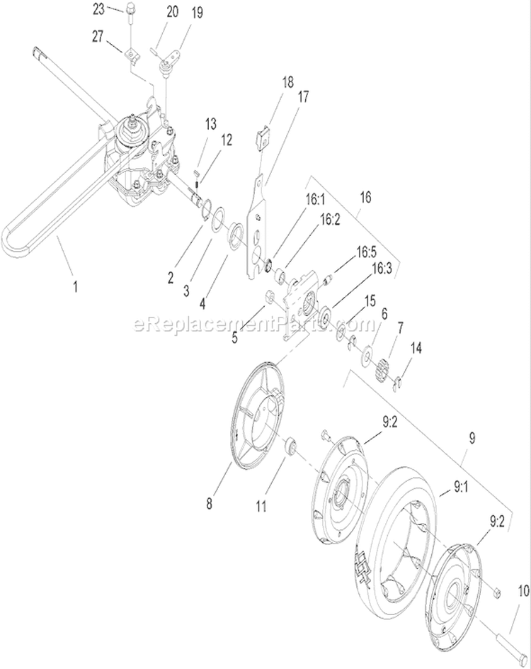 Page R Diagram and Parts List for 22177TE 250000001-250999999 - 2005 Toro Lawn Mower