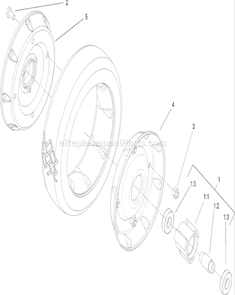 Page S Diagram and Parts List for 22177 250000001-250999999 - 2005 Toro Lawn Mower