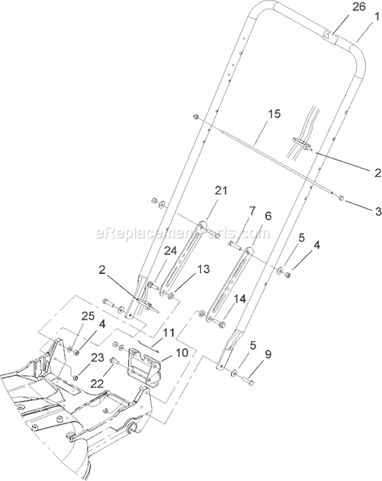Page M Diagram and Parts List for 22177TE 260000001-260001050 - 2006 Toro Lawn Mower
