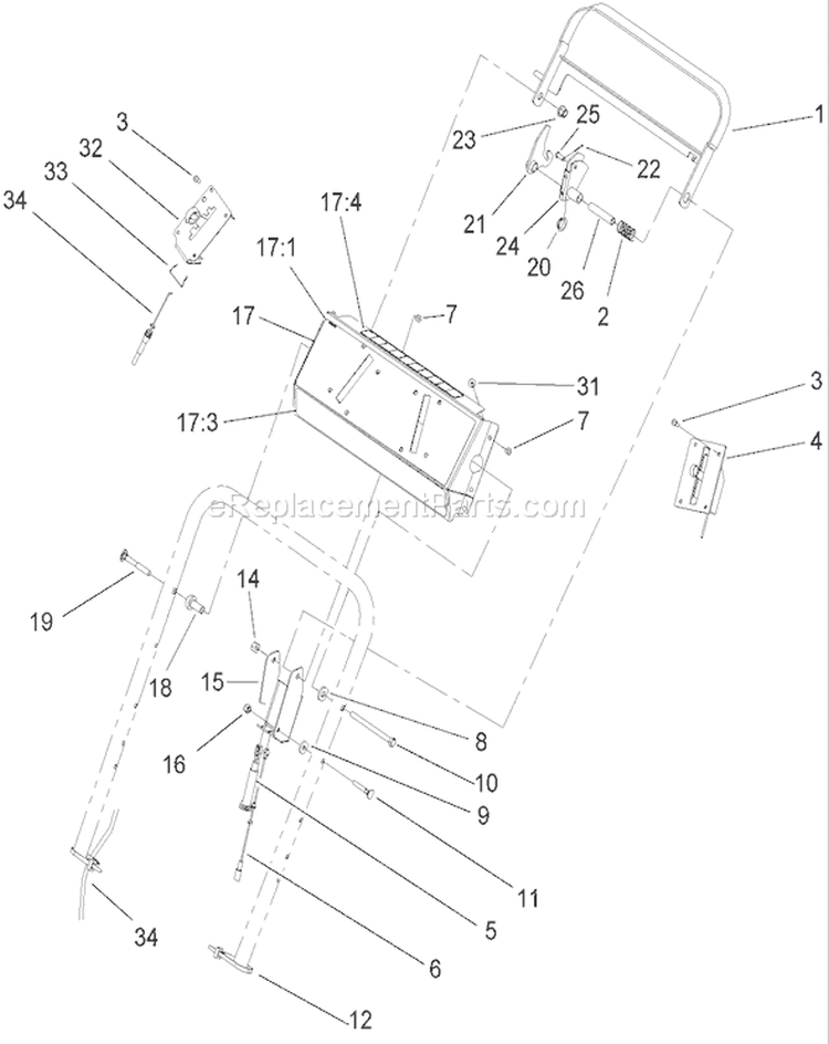 Page D Diagram and Parts List for 22177TE 260000001-260001050 - 2006 Toro Lawn Mower
