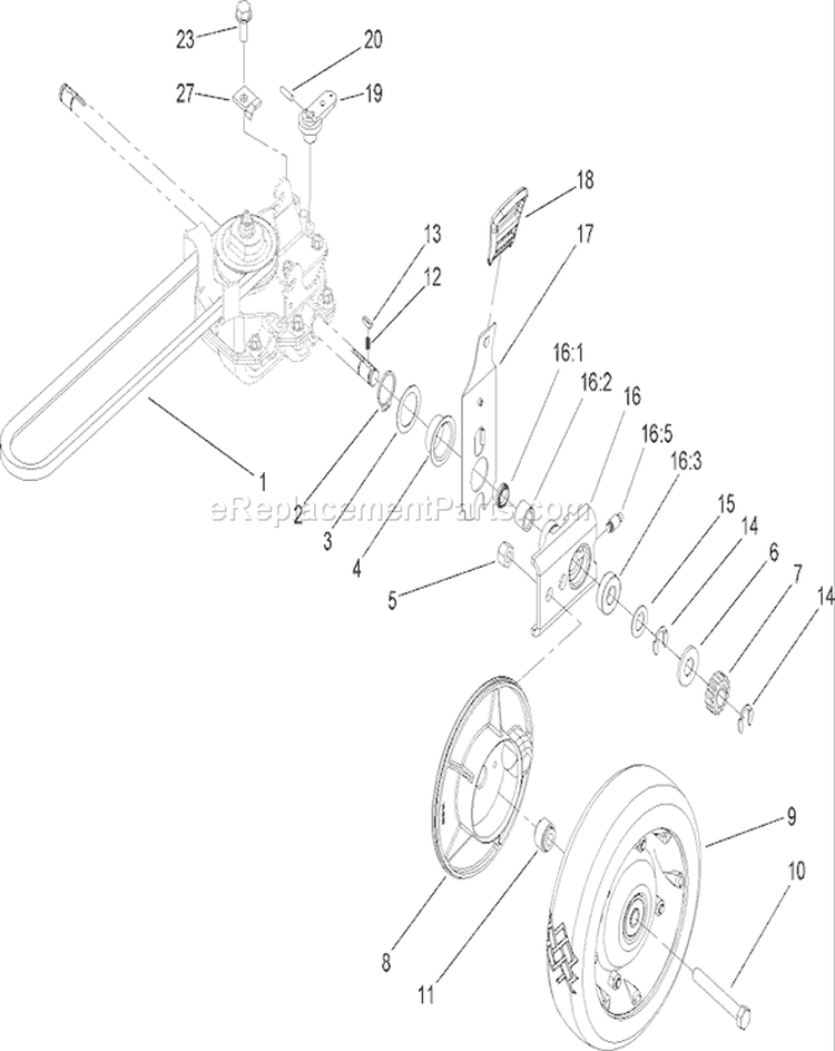 Page Q Diagram and Parts List for 22177TE 290000001-290999999 - 2009 Toro Lawn Mower