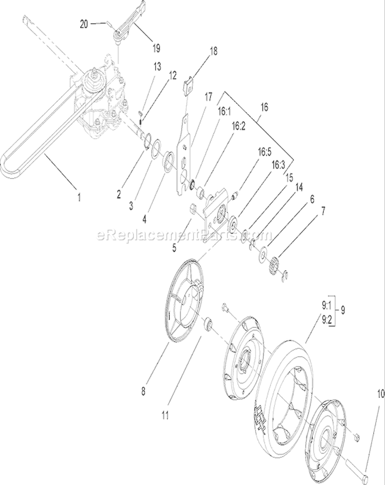 Page S Diagram and Parts List for 22177 240000001-240999999 - 2004 Toro Lawn Mower