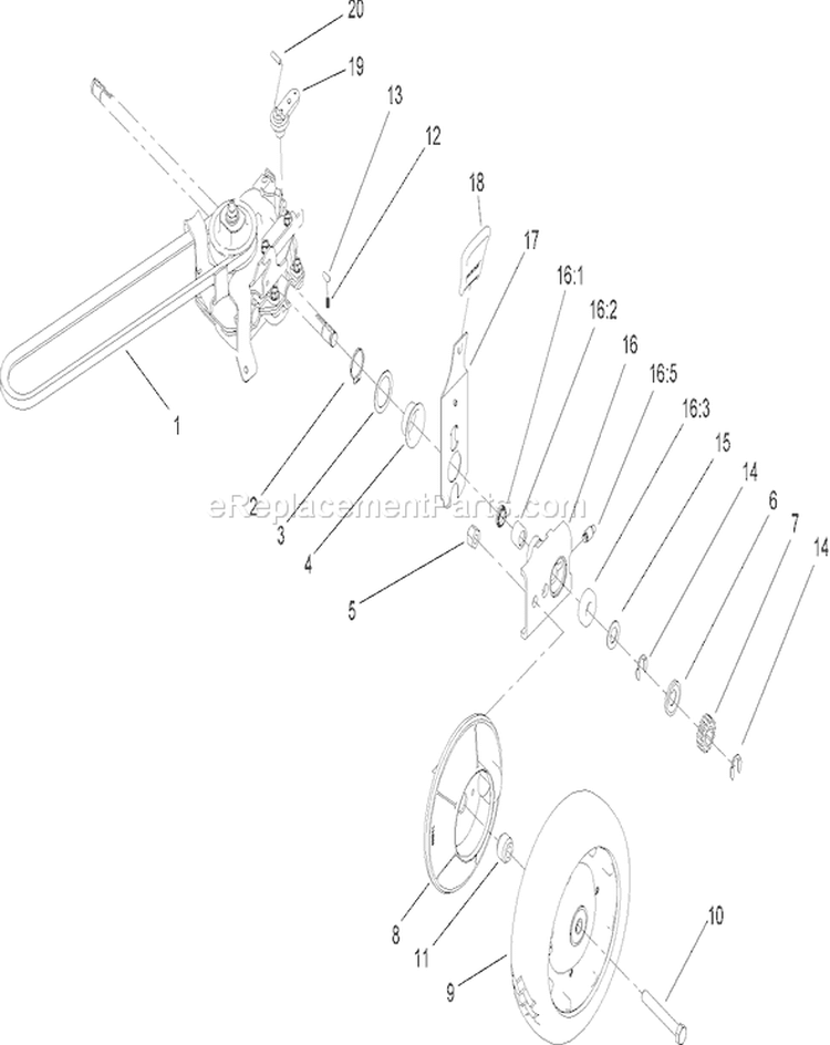 Page Q Diagram and Parts List for 22179TE 270000001-270004000 - 2007 Toro Lawn Mower