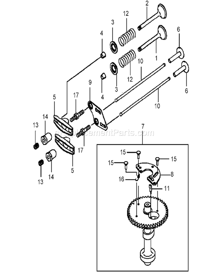 Page U Diagram and Parts List for 22177 250000001-250999999 - 2005 Toro Lawn Mower