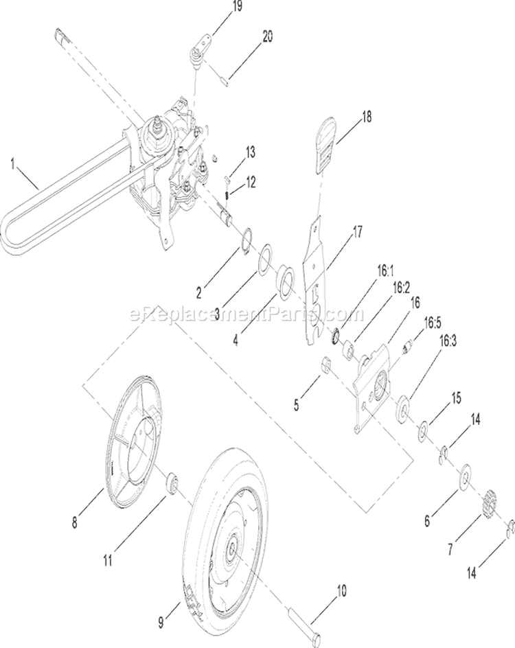 Page P Diagram and Parts List for 22179TE 270004001-270999999 - 2007 Toro Lawn Mower