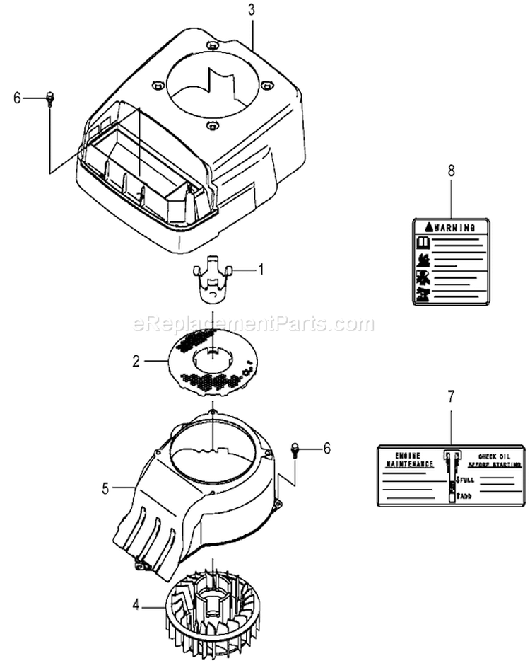 Page E Diagram and Parts List for 22177 250000001-250999999 - 2005 Toro Lawn Mower