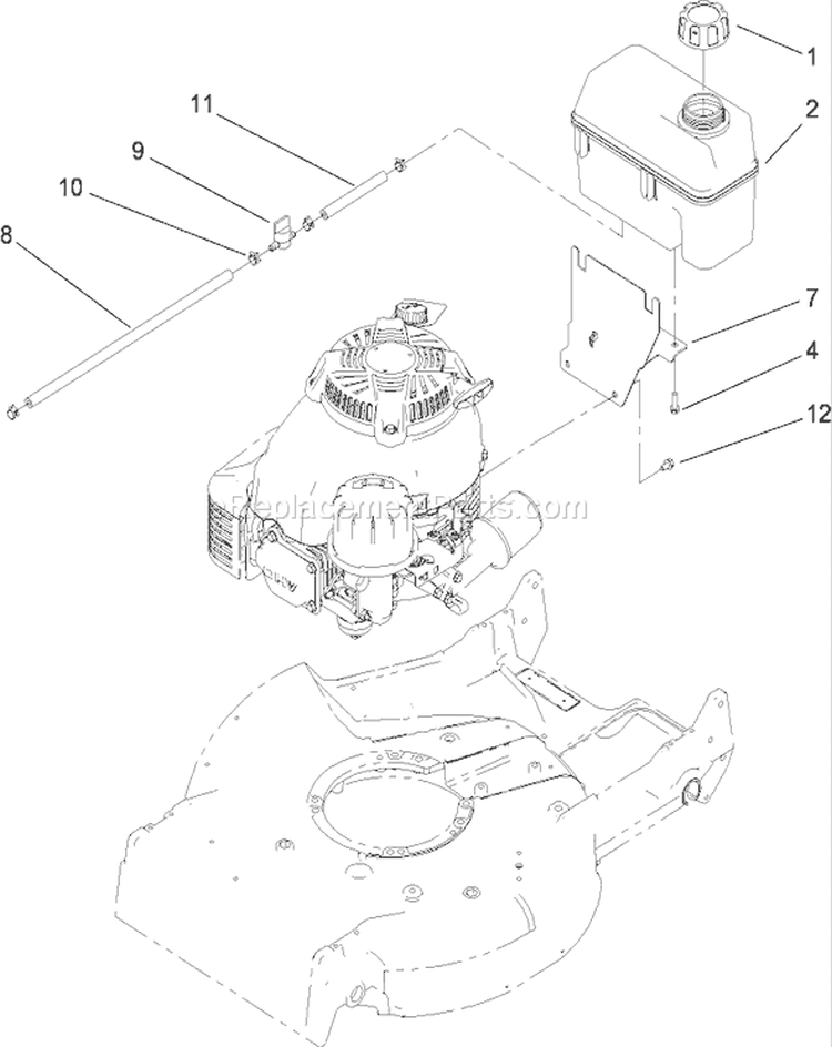 Page I Diagram and Parts List for 22188 290000001-290999999 - 2009 Toro Lawn Mower