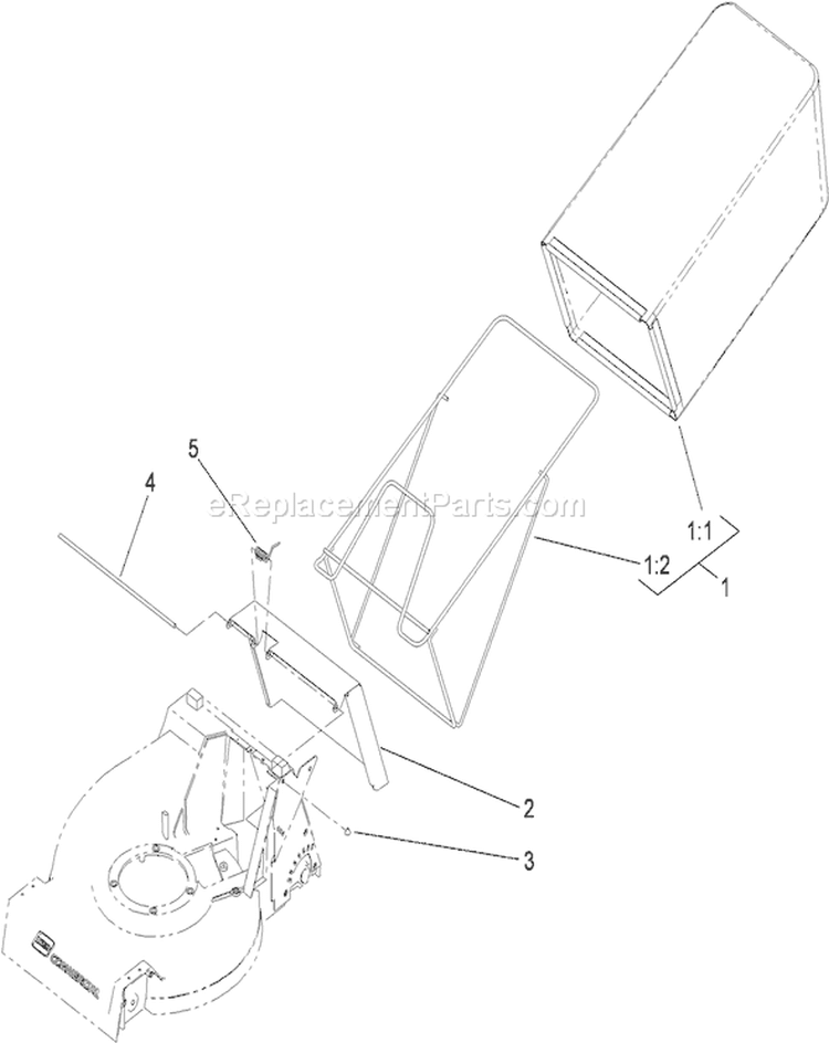 Page O Diagram and Parts List for 22178TE 310000001-310999999 - 2010 Toro Lawn Mower