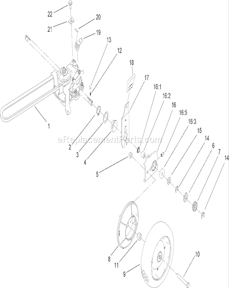 Page Q Diagram and Parts List for 22189 270000001-270004000 - 2007 Toro Lawn Mower
