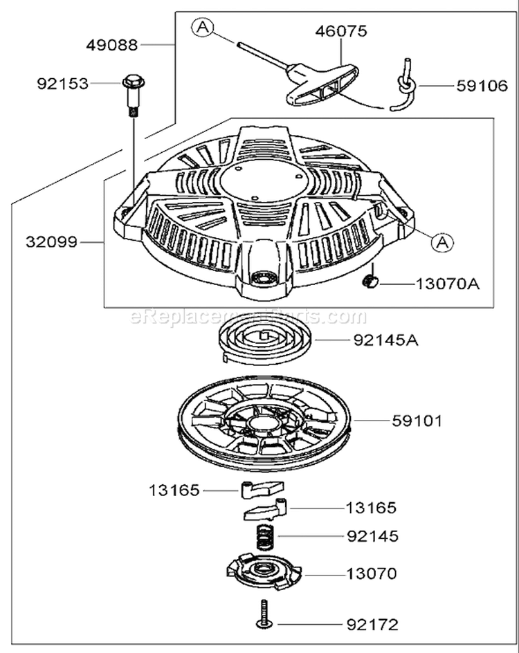 Page R Diagram and Parts List for 22189 270000001-270004000 - 2007 Toro Lawn Mower