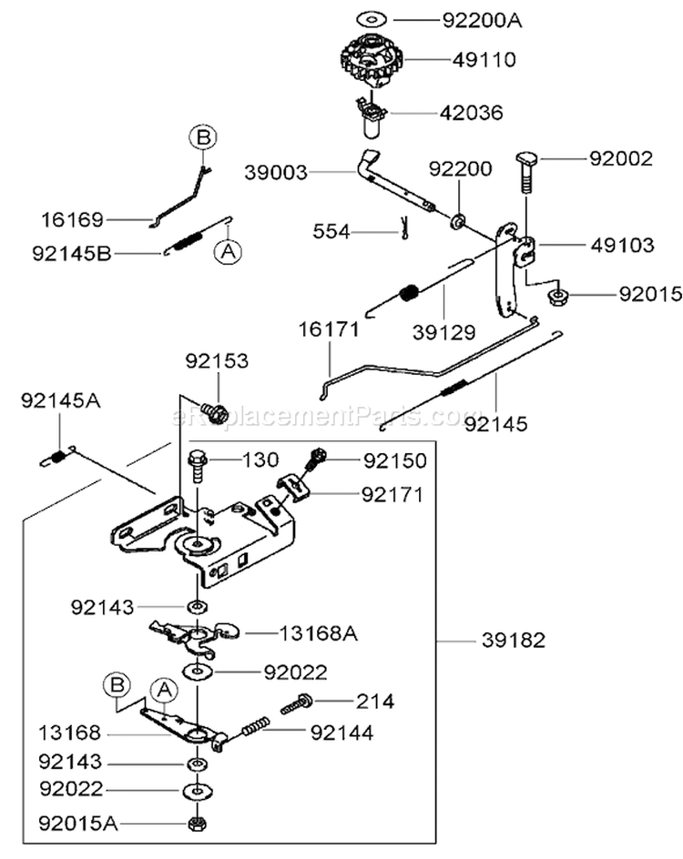 Page C Diagram and Parts List for 22189 270000001-270004000 - 2007 Toro Lawn Mower